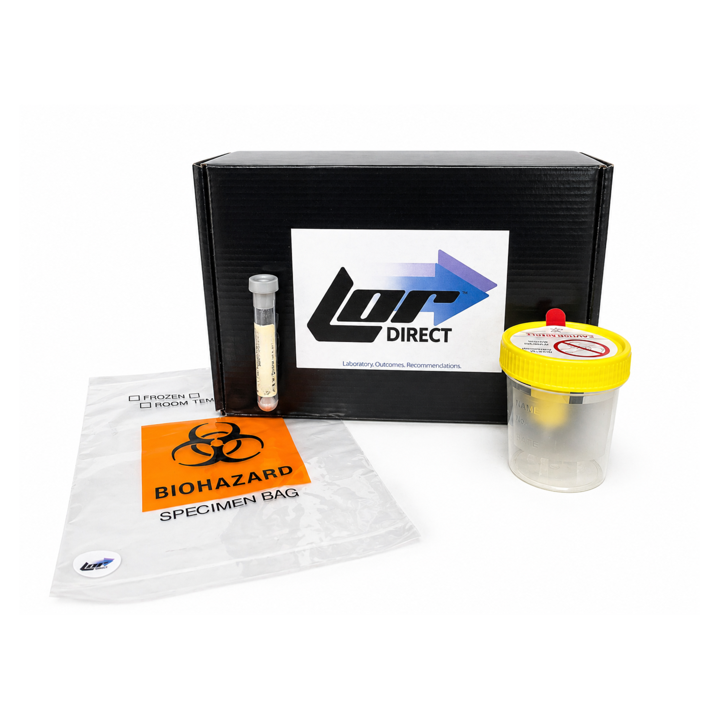 LOR Direct qUP (Quick Urine Profile) Urine Wellness Collection Kit